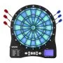 VEVOR Electronic Dart Board, LED-Illuminated Target Dartboard with 48 Games & 500+ Variations, Includes 6 Dart Shafts with Flights & 50 Soft Tips, Cricket Scoring LCD Screen - Supports Up to 8 Players