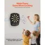 VEVOR Electronic Dart Board, 13.5" Target Dartboard with 43 Games & 200+ Variations for Up to 8 Players, 6 Dart Shafts with Flights & 50 Soft Tips, Color LCD Scoring Screen for Home Party Game Rooms