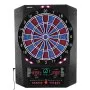 VEVOR Electronic Dart Board, 336mm Target Dartboard with 45 Games & 474 Variations for Up to 8 Players, 6 Dart Shafts with Flights & 50 Soft Tips, Color LED Cricket Scoring Screen for Home Party Bar