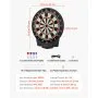 VEVOR Electronic Dart Board, 391mm Target Dartboard with 43 Games & 320+ Variations for Up to 8 Players, 6 Dart Shafts with Flights & 50 Soft Tips, Color LCD Scoring Screen for Home Party Game Room