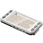 VEVOR Portable Digital Magnifier, 5-inch HD Electronic Video Magnifier for Low Version, 2X - 48X Electronic Reading Aid with 13MP Near & Far Dual Lens, 26 Color Mode, AV/HDMI Output & Foldable Handle