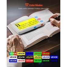 VEVOR Portable Digital Magnifier 5" HD Electronic Video Magnifier 4X - 32X Zoom