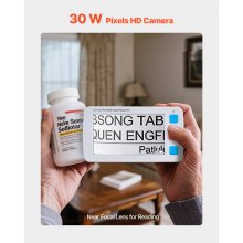 VEVOR Portable Digital Magnifier 5" HD Electronic Video Magnifier 4X - 32X Zoom