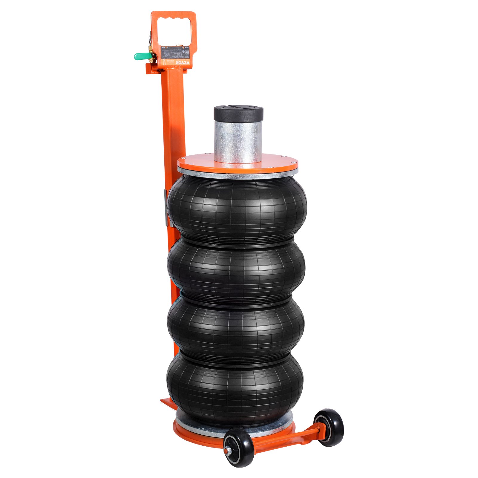 VEVOR Air Jack, 6 Ton/13000 lbs, 2-5 S Pneumatic Lifting Jack with Heightened Column & Adjustable Handle, Easy-to-Lift & Space-Saving Jack with Thick Rubber Pad, Fits for Sedan, SUV, Pickup Truck