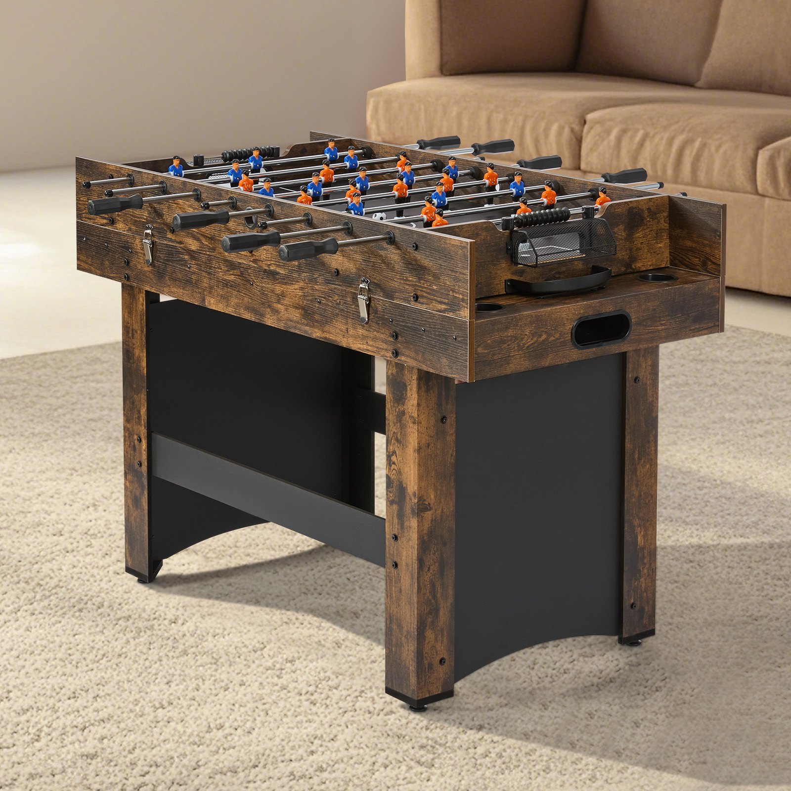 VEVOR 3-in-1 Combo Game Table Set, 54" Air Hockey Table, Multi Combination Table with Air Hockey, Ping Pong, Foosball, Pushers & Pucks, Air Powered Arcade Hockey Table for Family Game Room Office