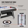 VEVOR Air-Powered Hockey Table, 72" Indoor Hockey Table for Kids and Adults, LED Sports Hockey Game with 2 Pucks, 2 Pushers, and Electronic Score System, Arcade Gaming Set for Game Room Family Home