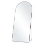 VEVOR Arched Full Length Mirror, 71'' x 32'', Large Free Standing Leaning Hanging Wall Mounted Floor Mirror with Stand Aluminum Alloy Frame, Full Body Dressing Mirror for Living Room Bedroom, Black