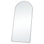 VEVOR Arched Full Length Mirror, 71" x 32", Large Free Standing Leaning Hanging Wall Mounted Floor Mirror with Stand Aluminum Alloy Frame, Full Body Dressing Mirror for Living Room Bedroom, Black