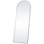 VEVOR Arched Full Length Mirror, 65" x 22", Large Free Standing Leaning Hanging Wall Mounted Floor Mirror with Stand Aluminum Alloy Frame, Full Body Dressing Mirror for Living Room Bedroom, Black