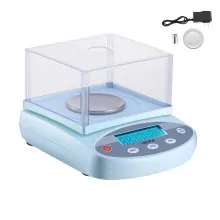 VEVOR Analytical Balance Lab Scale 200 g x 0.001 g Accuracy 13 Units with Shield