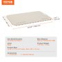 VEVOR Electric Warming Tray Rollable Food Warming Mat w/ Temp Control for Buffet