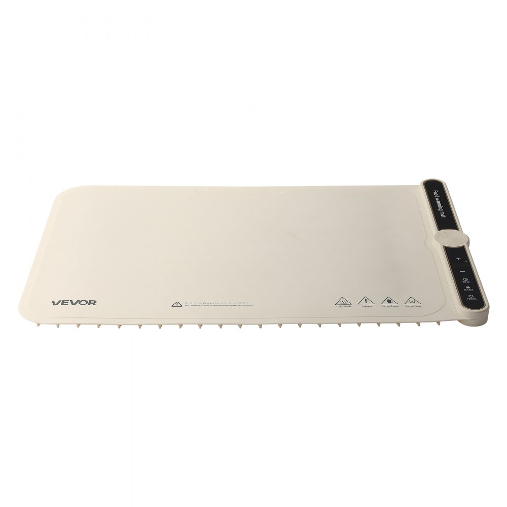 VEVOR Electric Warming Tray, Food Warming Mat for Buffet, Rollable & Portable Silicone Food Warmer with 9 Adjustable Temperature Settings, Auto Shut-Off & Child Lock, Ideal for Parties, Catering