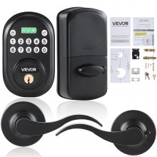 VEVOR Keyless Entry Door Lock with Handle Electronic Door Lock Password and Key