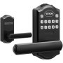 VEVOR Keyless Entry Door Lock, Electronic Keypad Entry Lever, Password and Key Unlock Combination Door Lock, Auto-Locking Keypad Door Lock with Deadbolt for Front Door, Matte Black, 5.63 x 2.76 in