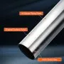 VEVOR Exhaust Kit, 16pcs, DIY Universal Galvanized Steel Exhaust Kit with Slip-Fit Joint & Large Exhaust Tube, Rust-Proof Exhaust Pipe for Exhaust System, Fit for Garage/Auto Repair Store/4S Store