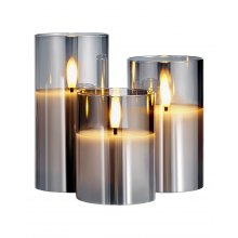 VEVOR Flameless LED Candles 3 Pack Battery Operated Candles with Remote Control