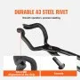 VEVOR blacksmith tongs feature durable a3 steel rivet ensuring smooth operation and accurate grip alignment.