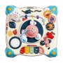 VEVOR Baby Spacecraft Musical Table Toys for 1-3 Years Old, Learning Activity Desk with Space Theme & Soft-glow Star Projector & 60+ Sound Sources, Toddler Learning Table for Kids 6+ Months
