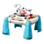 VEVOR Baby Spacecraft Musical Table Toys for 1-3 Years Old, Learning Activity Desk with Space Theme & Soft-glow Star Projector & 60+ Sound Sources, Toddler Learning Table for Kids 6+ Months