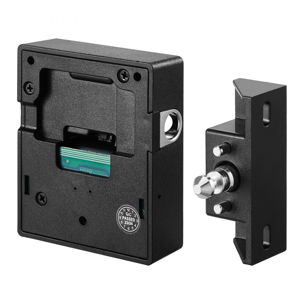 VEVOR Electronic Cabinet Lock, 4-in-1, Smart Cabinet Lock with 3*AAA Accumulator, Easy-to-install Hidden Cabinet Lock with APP Smart Management, Fits for Various Wooden Cabinets