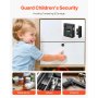 VEVOR Electronic Cabinet Lock, 4-in-1, Smart Cabinet Lock with 3*AAA Accumulator, Easy-to-install Hidden Cabinet Lock with APP Smart Management, Fits for Various Wooden Cabinets