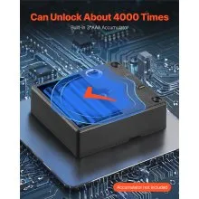 VEVOR Electronic Cabinet Lock, 4-in-1, Smart Cabinet Lock with 3*AAA Accumulator, Easy-to-install Hidden Cabinet Lock with APP Smart Management, Fits for Various Wooden Cabinets