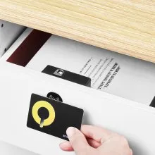 VEVOR Electronic Cabinet Lock, 4-in-1, Smart Cabinet Lock with 3*AAA Accumulator, Easy-to-install Hidden Cabinet Lock with APP Smart Management, Fits for Various Wooden Cabinets