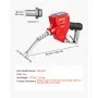 VEVOR 1 Inch Barb Digital Fuel Nozzle with Swivel, Max Flow Rate 12.6 GPM, Auto Shut Off Diesel Gas Pump Nozzle with 3/16 in (OD=20 mm) Spout & Digital Display, Used for Gasoline, Diesel, Kerosene Red