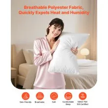 Pillow Protectors with Hidden Zipper Standard 4 Pack Dust & Stain Proof