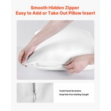 Pillow Protectors with Hidden Zipper Standard 4 Pack Dust & Stain Proof