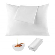 Pillow Protectors with Hidden Zipper Standard 4 Pack Dust & Stain Proof