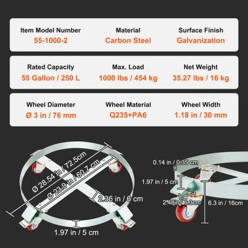 Vaadialus ratastel 454 kg, 2 tk — pilt 7