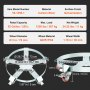 VEVOR 250 L Heavy Duty Drum Dolly, 567 kg Load Capacity, Barrel Dolly Cart Drum Caddy, Non Tipping Hand Truck Capacity Dollies with Steel Frame 5 Swivel Casters Wheel, for Warehouse Drum Handling