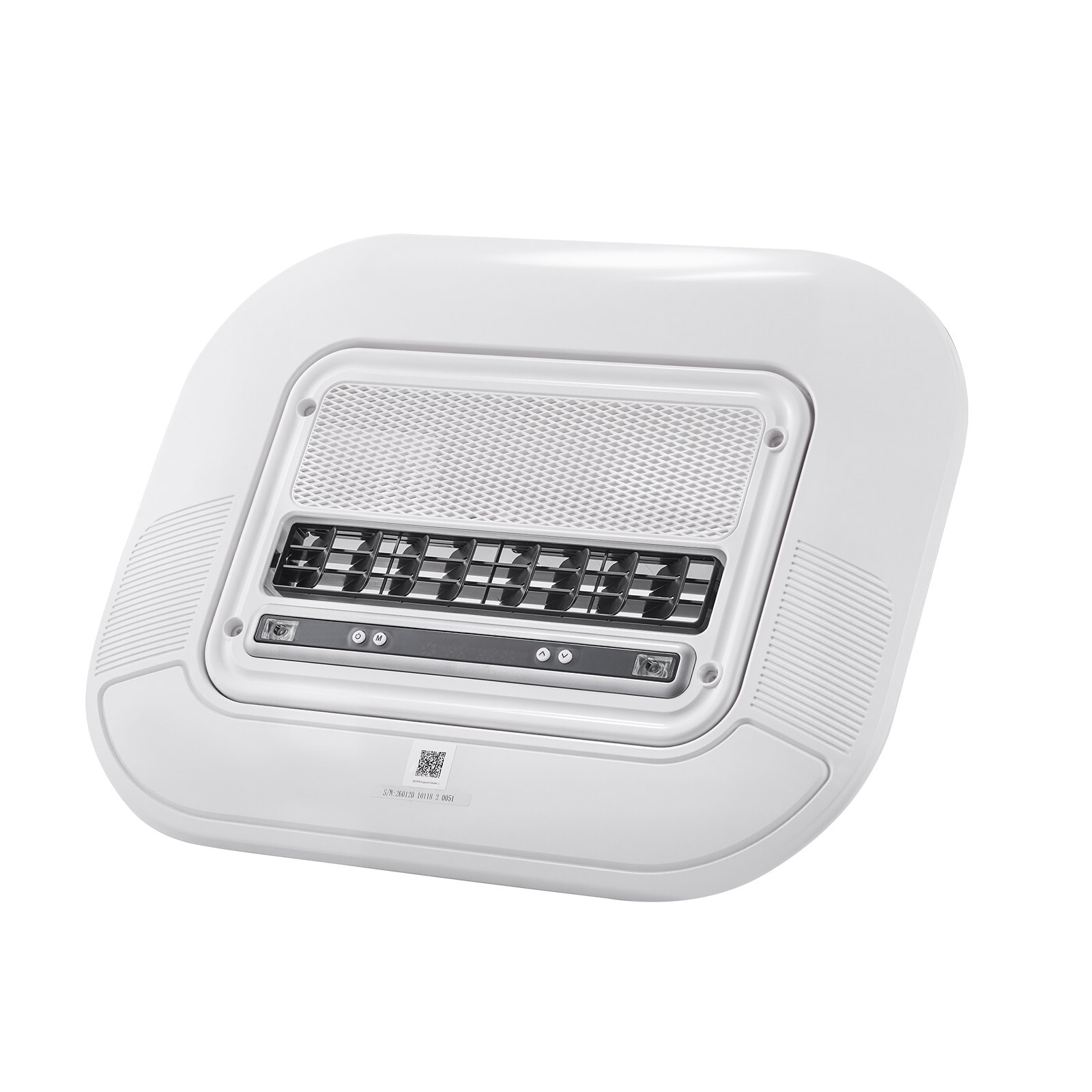 VEVOR Truck Air Conditioner, 12V 10000 BTU RV Rooftop AC Unit, 350 m³/h Airflow Cab Air Conditioner with Copper Evaporator, Quiet A/C Unit Fast Cooling for Semi Truck Trailer Motorhome Tractor Caravan