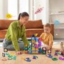 VEVOR Magnetic Tiles Marble Run, 111 Piece, Magnetic STEM Construction Race Track Tile Game Kit, Children Brain Development Learning Educational Toys, for Toddlers Kids Boys Girls Ages 3+ Years Old