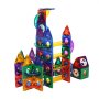 VEVOR Magnetic Tiles Marble Run, 111 Piece, Magnetic STEM Construction Race Track Tile Game Kit, Children Brain Development Learning Educational Toys, for Toddlers Kids Boys Girls Ages 3+ Years Old