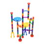VEVOR Juego de pista de canicas, laberinto de canicas de 110 piezas, juego de construcción de bloques, con 10 canicas que brillan en la oscuridad + 20 canicas de vidrio, pista de carreras educativa de aprendizaje STEM, juguetes para niños, niñas de 3 años en adelante
