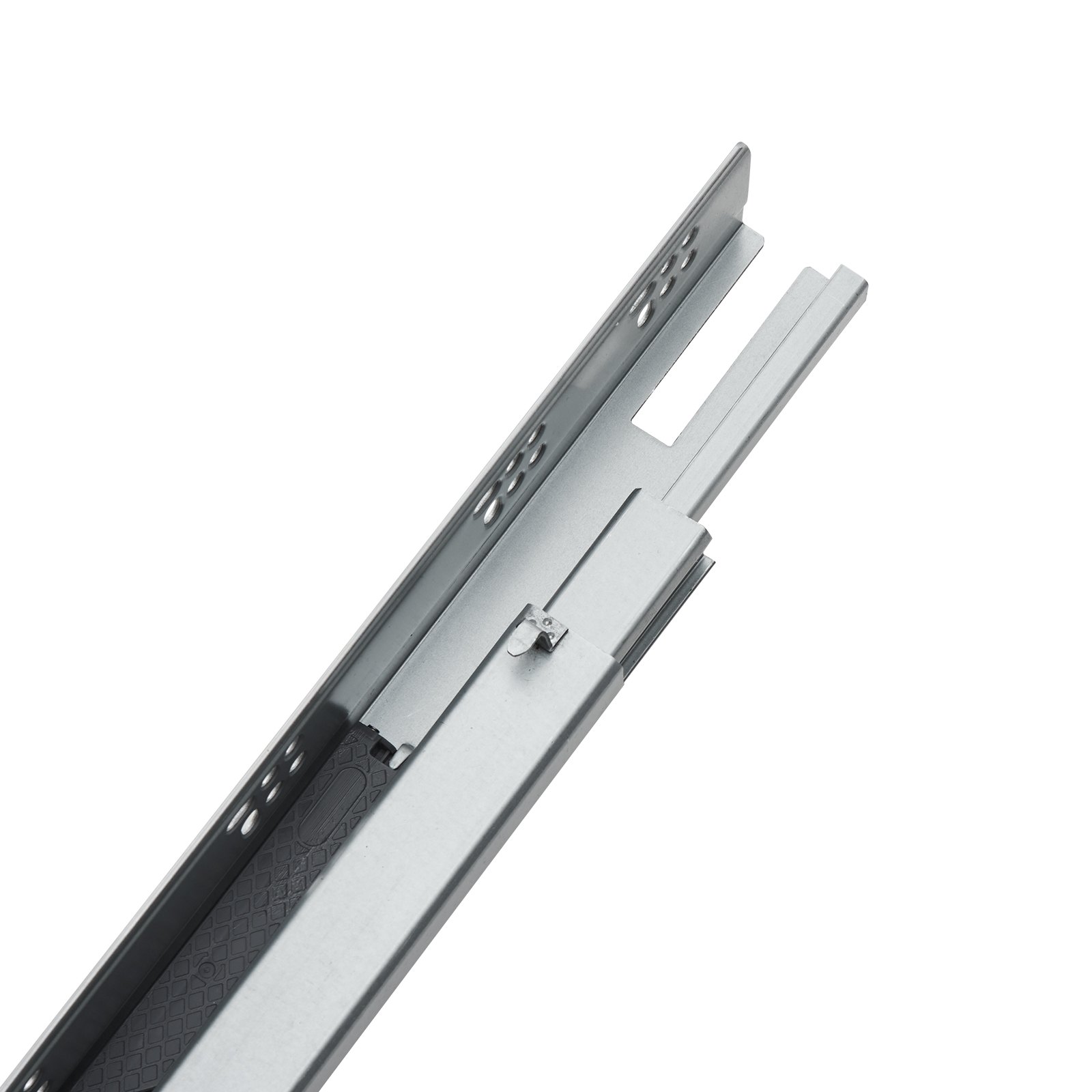 VEVOR 6 Pairs of 15 Inch Drawer Bottom Side Mount Rails, Heavy Duty Full Ball Bearing Extension Steel Track, Soft-Close Noiseless Guide Glides Cabinet Kitchen Runners with Locking Mechanism, 100 Lbs