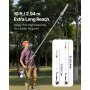 Gas Pole Saw 52CC 2-Stroke Extendable Cordless Tree Trimmer 14in Cutting Bar