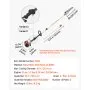 VEVOR Gas Pole Saw, 25CC 2 Stroke Gas Powered Pole Saws with 8 in Cutting Bar, Cordless Tree Trimmer with 23 fl.oz Fuel Tank, 6.5 to 9 ft Extendable, Powerful Chainsaw for Tree Trimming Pruning