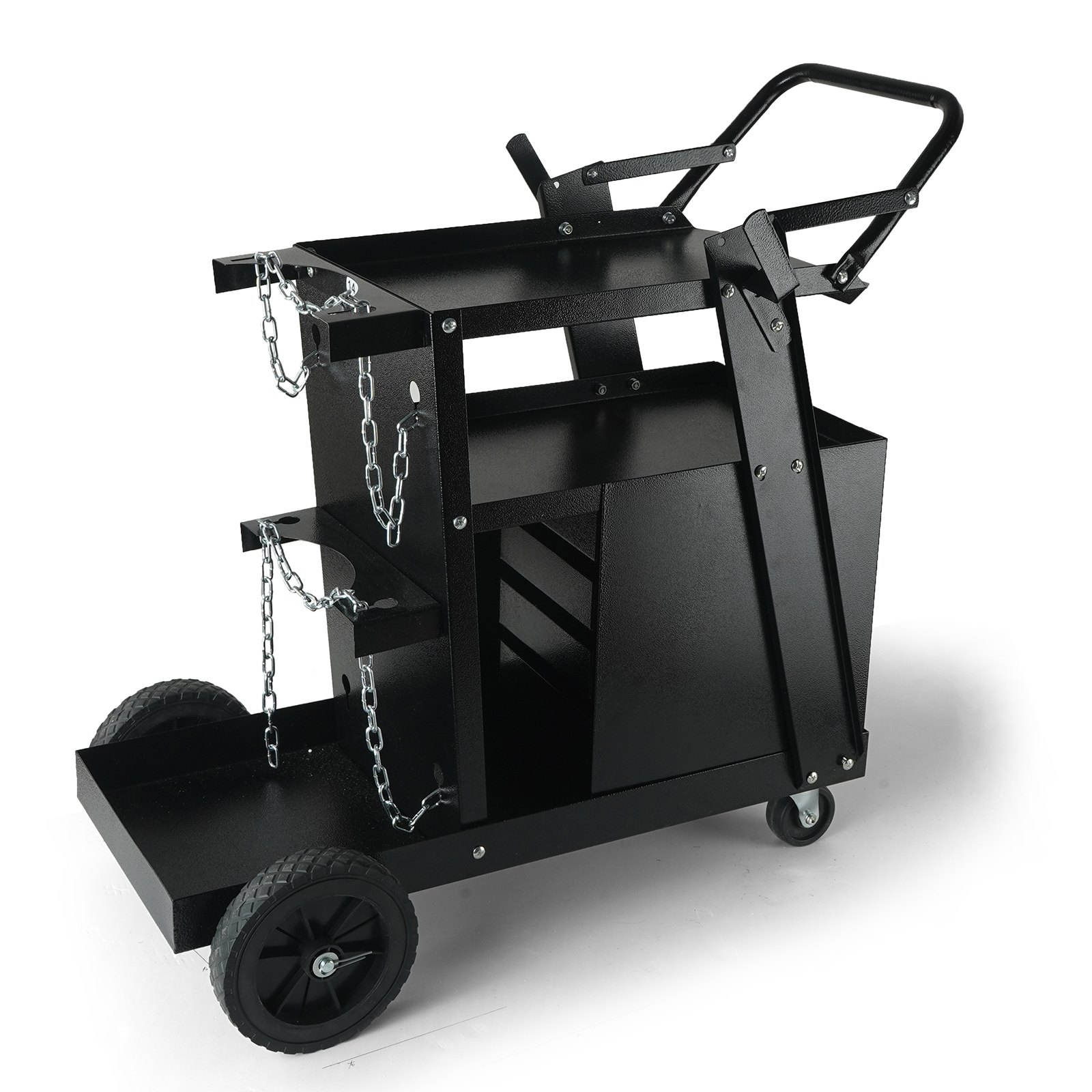 Sweiko Welding Cart, 2-Tier 4 Drawers Welder Cart with 265 LBS Weight Capacity, 360° Swivel Wheels, Tank Storage Safety Chains, Heavy Duty Rolling MIG Welder Cart for Mig Welder and Plasma Cutter Sweiko Welding Cart, 2-Tier 4 Drawers Welder Cart with 265 LBS Weight Capacity, 360° Swivel Wheels, Tank Storage Safety Chains, Heavy Duty Rolling MIG Welder Cart for Mig Welder and Plasma Cutter