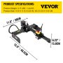 VEVOR Portable Laser Engraver 7,5"x6,7" Μεγάλη επιφάνεια χάραξης Ισχύς λέιζερ 4,5W