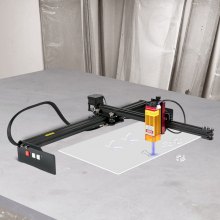 Přenosná laserová rytina VEVOR 10,6" x 17,3" velká gravírovací plocha 5,5 W 3D tiskárna