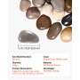 Piedras de río naturales VEVOR, 2,5-5 cm, 6,8 kg, decorativas multicolores, lisas y pulidas, para paisajismo de jardín, para peceras, macetas, fuentes y caminos.