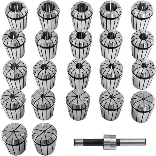 VEVOR Collet Set Collet Chuck 22PCs ER32 Workholding Collets 1/8"-25/32" for CNC