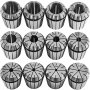 Vevor Precision Er40 Collet Set 12 Pcs Spring Collet Chuck 1/8"- 1-1/8" For Cnc