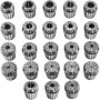 Vevor Precision Er40 Collet Set 23pcs Collet Chuck 3-25mm For Cnc Milling Lathe