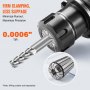 VEVOR 25 pcs ER32 Collet Set, 1/16''-13/16'', ER32 Spring Collet Chuck Set, 0.0006"/15 μm TIR Lathe Chuck Tool with 25 Labeled Storage Boxes, for CNC Engraving Machine Milling Lathe Tool Drill Press
