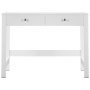 VEVOR Small Desk with Drawers, Kids Desk for Bedroom, Modern Simple Study Table for Drawing, Reading, Writing, Rectangle MDF Furniture Study Storage Table for Home, Office, White