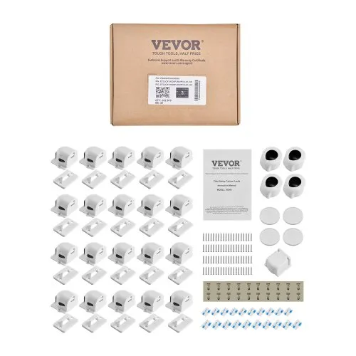 Child Safety Magnetic Cabinet Locks 20 Packs Baby Proofing Cabinet Drawer Locks